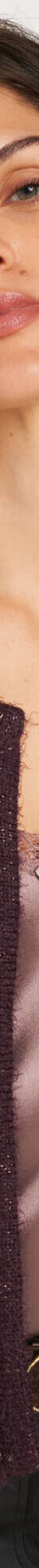 Gilet paletot, maille perlée fantaisie (marron glacé) Gilet paletot, maille perlée fantaisie (marron glacé)